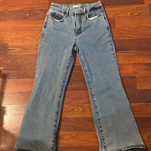 Good American good legs crop mini boot